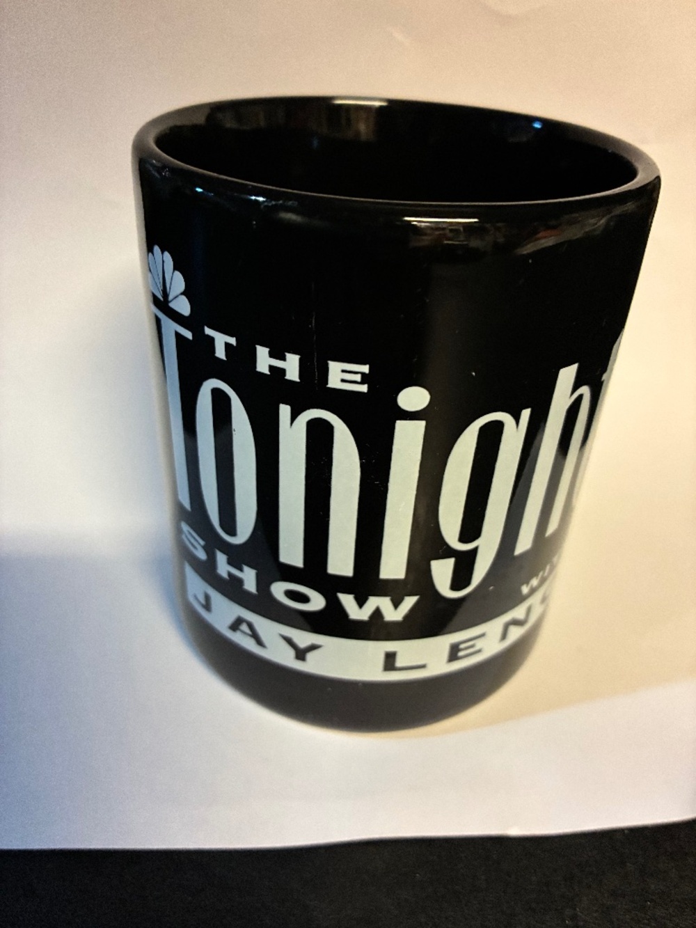Jay Leno The Tonight Show retired souvenir coffee Mug Cup Vintage